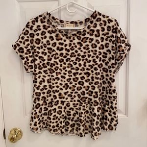 Altar’d State Cheetah Print T-shirt